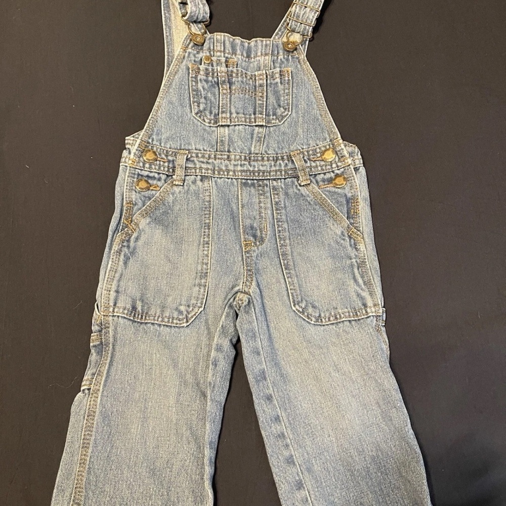 Target Baby Genuine Oshkosh Overall Light Denim Straps 2T